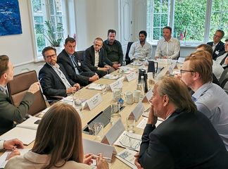 Work meetings as part of the Bavarian delegation trip to Sweden and Norway in 2019